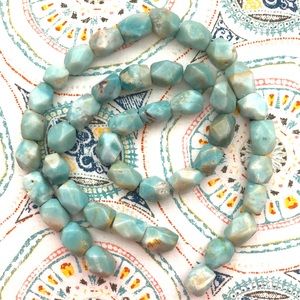 Natural stone beads
